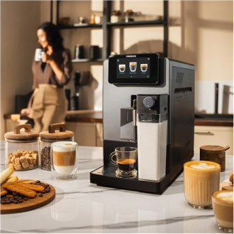 Cecotec Coffee machine | Cremmaet Latte Jar | Pump pressure 19 bar | Automatic | Built-in milk frother | Black/Silver | 1500 W Cecotec Coffee machine | Cremmaet Latte Jar | Pump pressure 19 bar | Automatic | Built-in milk frother | Black/Silver | 1500 W