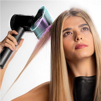 Cecotec Hair Dryer | DryGlam Waves i-Sensor Pro | 1600 W | Number of temperature settings 4 | Ionic function | Black | Diffuser Cecotec Hair Dryer | DryGlam Waves i-Sensor Pro | 1600 W | Number of temperature settings 4 | Ionic function | Black | Diffuser