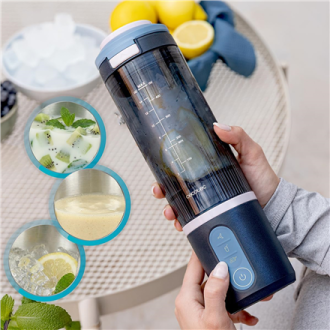 Cecotec Blender | Power Titanium Shake2Go | Portable | 180 W | Jar material BPA-free | Jar capacity 0.6 L | Lagoon Cecotec Blender | Power Titanium Shake2Go | Portable | 180 W | Jar material BPA-free | Jar capacity 0.6 L | Lagoon