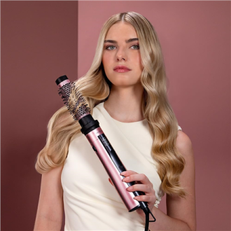Cecotec Air Brush | CeramicCare 10in1 AirBrush | Ion conditioning | Number of heating levels 3 | 1200 W | Black/Pink