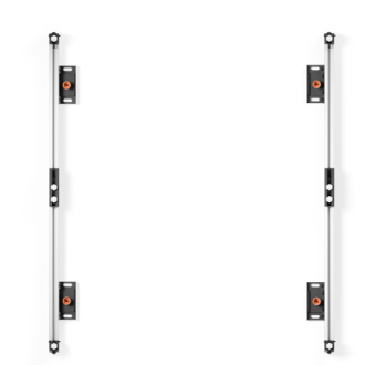 EDBAK ULS2500 Universal LED System for 2 cabinets 500mm | Black EDBAK ULS2500 Universal LED System for 2 cabinets 500mm | Black