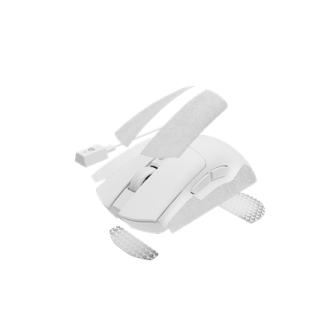 Genesis Gaming Mouse | Zircon 880 Pro 8k | Wireless | 2.4GHz, Bluetooth | White Genesis Gaming Mouse | Zircon 880 Pro 8k | Wireless | 2.4GHz, Bluetooth | White