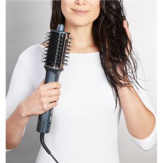 Rowenta Hair straightening brush/hair dryer | UB9720E0 | Ion conditioning | Number of heating levels 3 | 1100 W | Blue/Copper Rowenta Hair straightening brush/hair dryer | UB9720E0 | Ion conditioning | Number of heating levels 3 | 1100 W | Blue/Copper
