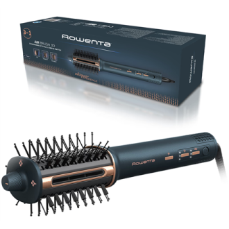 Rowenta Hair straightening brush/hair dryer | UB9720E0 | Ion conditioning | Number of heating levels 3 | 1100 W | Blue/Copper Rowenta Hair straightening brush/hair dryer | UB9720E0 | Ion conditioning | Number of heating levels 3 | 1100 W | Blue/Copper