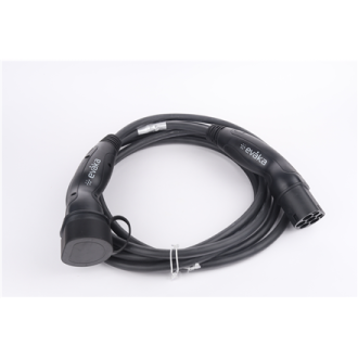 Evaka EV Charging Cable Type 2-Type 2, 22 kW, 32 A, 5 x 6 mm2, 1 x 0.5 mm2, 7 m | ITGAM3872 | Black Evaka EV Charging Cable Type 2-Type 2, 22 kW, 32 A, 5 x 6 mm2, 1 x 0.5 mm2, 7 m | ITGAM3872 | Black