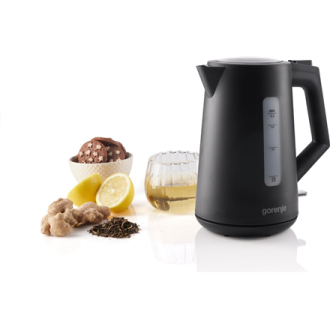 Gorenje K17OPB | Kettle | Electric | 2200 W | 1.7 L | Plastic | 360 rotational base | Black Gorenje K17OPB | Kettle | Electric | 2200 W | 1.7 L | Plastic | 360 rotational base | Black