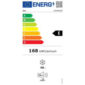 ETA Freezer | ETA287990000E | Energy efficiency class E | Chest | Free standing | Height 85.5 cm | Total net capacity 98 L | Whi ETA Freezer | ETA287990000E | Energy efficiency class E | Chest | Free standing | Height 85.5 cm | Total net capacity 98 L | Whi
