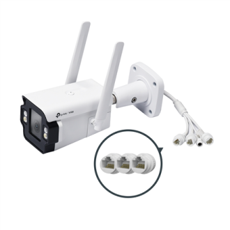 TP-LINK InSight S345-4G | VIGI Outdoor Full-Color 4G Network Camera | Bullet | 4 MP | 4mm | IP66 | H.265+ | MicroSD, up to 512 G TP-LINK InSight S345-4G | VIGI Outdoor Full-Color 4G Network Camera | Bullet | 4 MP | 4mm | IP66 | H.265+ | MicroSD, up to 512 G