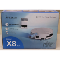 SALE OUT. Ecovacs DEEBOT X8 OMNI Vacuum cleaner, Robot, Wet&Dry, 18000Pa, TruEdge 2.0, AIVI 3D 3.0, YIKO-GPT, White+Auto-empty s SALE OUT. Ecovacs DEEBOT X8 OMNI Vacuum cleaner, Robot, Wet&Dry, 18000Pa, TruEdge 2.0, AIVI 3D 3.0, YIKO-GPT, White+Auto-empty s