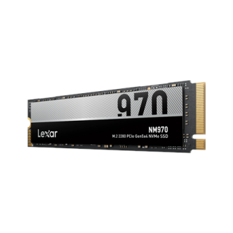 Lexar SSD | NM970 | 1000 GB | SSD form factor M.2 2280 | Solid-state drive interface PCIe Gen 5X4 | Read speed 11000 MB/s | Writ Lexar SSD | NM970 | 1000 GB | SSD form factor M.2 2280 | Solid-state drive interface PCIe Gen 5X4 | Read speed 11000 MB/s | Writ