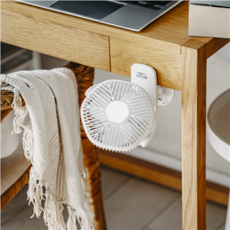 Adler Rechargeable fan with clip | AD 7335 | Table Fan | 6 W | Diameter 12.7 cm | Number of speeds 3 | Oscillation | White Adler Rechargeable fan with clip | AD 7335 | Table Fan | 6 W | Diameter 12.7 cm | Number of speeds 3 | Oscillation | White