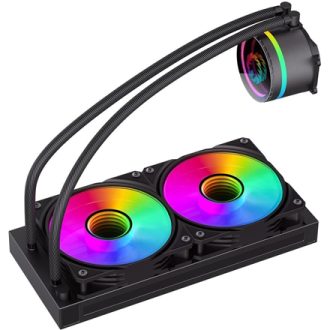 Gamemax CPU Liquid Cooler | ICEBURG 240 INFINITY | Black Gamemax CPU Liquid Cooler | ICEBURG 240 INFINITY | Black
