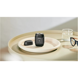 Philips Compact Shaver | S591/05 500 Series | Operating time (max) 40 min | Wet & Dry | Lithium Ion | Metallic Black Philips Compact Shaver | S591/05 500 Series | Operating time (max) 40 min | Wet & Dry | Lithium Ion | Metallic Black