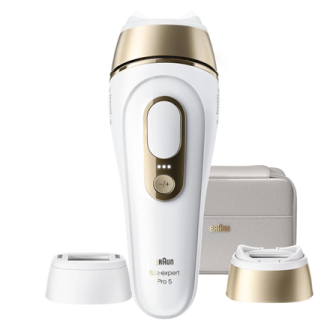 Braun IPL Epilator | Silk expert Pro 5 PL5210 | Number of power levels 3 | White/Gold Braun IPL Epilator | Silk expert Pro 5 PL5210 | Number of power levels 3 | White/Gold