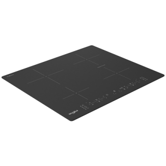 Whirlpool WB B8360 NE BM | Hob | Induction | Number of burners/cooking zones 4 | Electronic | Black | Timer