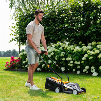 Batavia B.V. 18V Cordless Lawn Mower, 32 cm, Without battery and charger | Mowing Area 200 m Batavia B.V. 18V Cordless Lawn Mower, 32 cm, Without battery and charger | Mowing Area 200 m