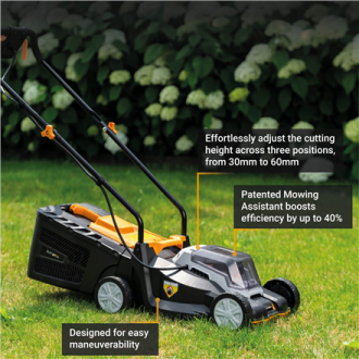 Batavia B.V. 18V Cordless Lawn Mower, 32 cm, Without battery and charger | Mowing Area 200 m Batavia B.V. 18V Cordless Lawn Mower, 32 cm, Without battery and charger | Mowing Area 200 m
