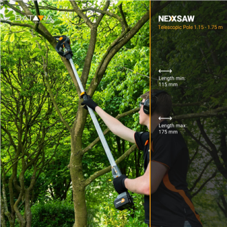 Batavia B.V. 18V Telescopic Pole 1.15-1.75m for 18V Nexxsaw and 18V Nexxcut | Telescopic Pole Batavia B.V. 18V Telescopic Pole 1.15-1.75m for 18V Nexxsaw and 18V Nexxcut | Telescopic Pole