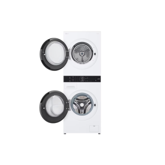 LG | Washing machine with dryer | WT1210WWF | Energy efficiency class A | Front loading | Washing capacity 12 kg | Depth 66 cm |