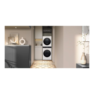LG | Washing machine with dryer | WT1210WWF | Energy efficiency class A | Front loading | Washing capacity 12 kg | Depth 66 cm |