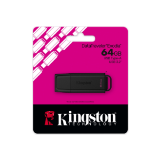 Kingston USB Flash Drive | DataTraveler Exodia | 64 GB | USB Type-A | Black Kingston USB Flash Drive | DataTraveler Exodia | 64 GB | USB Type-A | Black