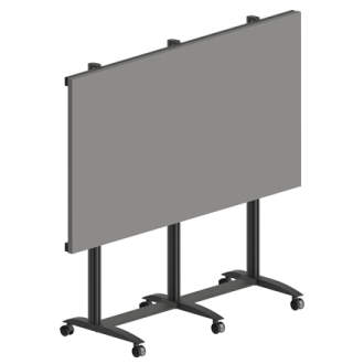 EDBAK Floor stand | TRV400.006 Videoconferencing trolley for Samsung | Height adjustment | 130 EDBAK Floor stand | TRV400.006 Videoconferencing trolley for Samsung | Height adjustment | 130