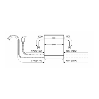 Bosch Dishwasher | SMV6ZCX27E | Built-in | Width 60 cm | Number of place settings 14 | Number of programs 6 | Energy efficiency 