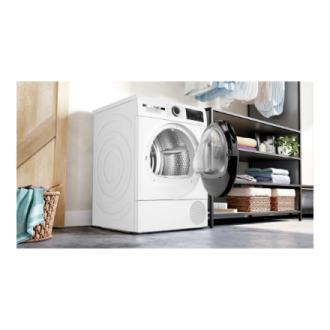 Bosch Dryer Machine | WQG2420PSN | Energy efficiency class A++ | Front loading | 9 kg | Heat pump | LED | Depth 61.3 cm | White Bosch Dryer Machine | WQG2420PSN | Energy efficiency class A++ | Front loading | 9 kg | Heat pump | LED | Depth 61.3 cm | White