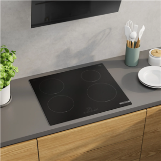 Bosch PIE61ABB5E | Hob | Induction | Number of burners/cooking zones 4 | Touch | Matt Black | Timer Bosch PIE61ABB5E | Hob | Induction | Number of burners/cooking zones 4 | Touch | Matt Black | Timer