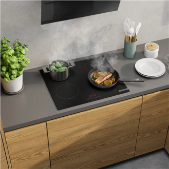 Bosch PIE61ABB5E | Hob | Induction | Number of burners/cooking zones 4 | Touch | Matt Black | Timer Bosch PIE61ABB5E | Hob | Induction | Number of burners/cooking zones 4 | Touch | Matt Black | Timer