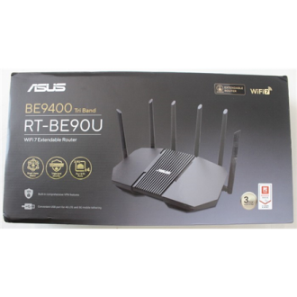 SALE OUT. Asus RT-BE90U Tri-band WiFi 7 Router, EU+UK | Asus BE9400 Tri-band WiFi 7 AiMesh Extendable Router | RT-BE90U | 802.11 SALE OUT. Asus RT-BE90U Tri-band WiFi 7 Router, EU+UK | Asus BE9400 Tri-band WiFi 7 AiMesh Extendable Router | RT-BE90U | 802.11