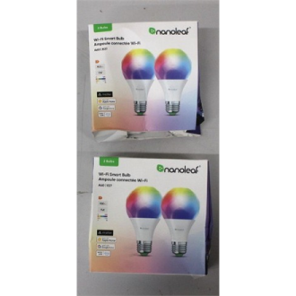 SALE OUT. Nanoleaf Essentials Smart A60 Bulb E27 Matter WiFi 9W 900Lm RGBCW 2700-6500K, 2pcs pack | Nanoleaf Essentials Smart A6 SALE OUT. Nanoleaf Essentials Smart A60 Bulb E27 Matter WiFi 9W 900Lm RGBCW 2700-6500K, 2pcs pack | Nanoleaf Essentials Smart A6