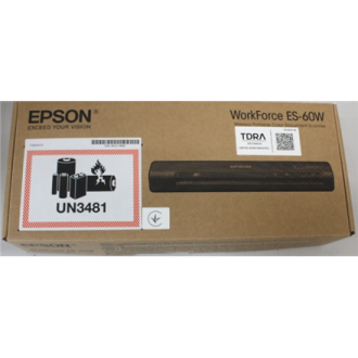 SALE OUT. EPSON | Wireless Mobile Scanner | WorkForce ES-60W | Colour | UNPACKED | Document SALE OUT. EPSON | Wireless Mobile Scanner | WorkForce ES-60W | Colour | UNPACKED | Document
