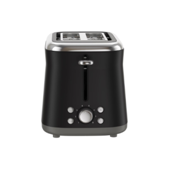 TEFAL Toaster | TT7208E0 Collection Retro | Power 850 W | Number of slots 2 | Housing material Stainless steel | Black