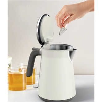 TEFAL Kettle | Collection KI666AE0 | Electric | 2400 W | 1.7 L | Stainless steel | 360 rotational base | Ivory TEFAL Kettle | Collection KI666AE0 | Electric | 2400 W | 1.7 L | Stainless steel | 360 rotational base | Ivory