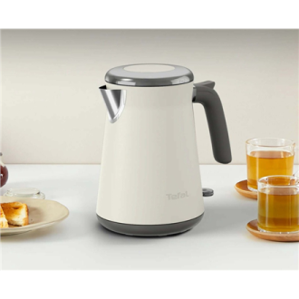 TEFAL Kettle | Collection KI666AE0 | Electric | 2400 W | 1.7 L | Stainless steel | 360 rotational base | Ivory TEFAL Kettle | Collection KI666AE0 | Electric | 2400 W | 1.7 L | Stainless steel | 360 rotational base | Ivory