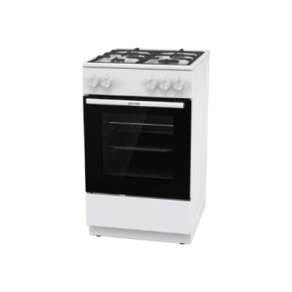 Gorenje GG5A10WFFM | Cooker | Hob type Gas | Oven type Gas | White | Width 50 cm | Grilling | Depth 59.4 cm | 70 L Gorenje GG5A10WFFM | Cooker | Hob type Gas | Oven type Gas | White | Width 50 cm | Grilling | Depth 59.4 cm | 70 L