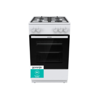 Gorenje GG5A10WFFM | Cooker | Hob type Gas | Oven type Gas | White | Width 50 cm | Grilling | Depth 59.4 cm | 70 L Gorenje GG5A10WFFM | Cooker | Hob type Gas | Oven type Gas | White | Width 50 cm | Grilling | Depth 59.4 cm | 70 L