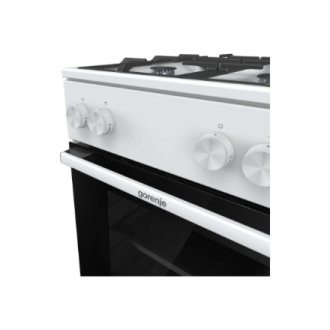 Gorenje GG5A10WFFM | Cooker | Hob type Gas | Oven type Gas | White | Width 50 cm | Grilling | Depth 59.4 cm | 70 L Gorenje GG5A10WFFM | Cooker | Hob type Gas | Oven type Gas | White | Width 50 cm | Grilling | Depth 59.4 cm | 70 L