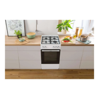 Gorenje GG5A10WFFM | Cooker | Hob type Gas | Oven type Gas | White | Width 50 cm | Grilling | Depth 59.4 cm | 70 L Gorenje GG5A10WFFM | Cooker | Hob type Gas | Oven type Gas | White | Width 50 cm | Grilling | Depth 59.4 cm | 70 L