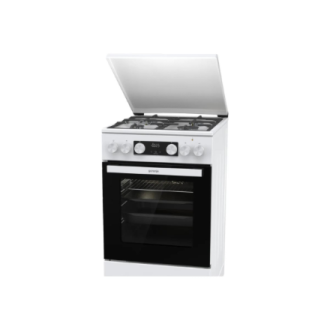 Gorenje GK5C42WF-B | Cooker | Hob type Gas | Oven type Electric | White | Width 50 cm | Grilling | Depth 59.4 cm | 70 L Gorenje GK5C42WF-B | Cooker | Hob type Gas | Oven type Electric | White | Width 50 cm | Grilling | Depth 59.4 cm | 70 L