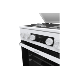 Gorenje GK5C42WF-B | Cooker | Hob type Gas | Oven type Electric | White | Width 50 cm | Grilling | Depth 59.4 cm | 70 L Gorenje GK5C42WF-B | Cooker | Hob type Gas | Oven type Electric | White | Width 50 cm | Grilling | Depth 59.4 cm | 70 L