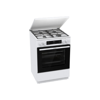 Gorenje GK6C5WF | Cooker | Hob type Gas | Oven type Electric | White | Width 60 cm | Grilling | Depth 60 cm | 71 L Gorenje GK6C5WF | Cooker | Hob type Gas | Oven type Electric | White | Width 60 cm | Grilling | Depth 60 cm | 71 L