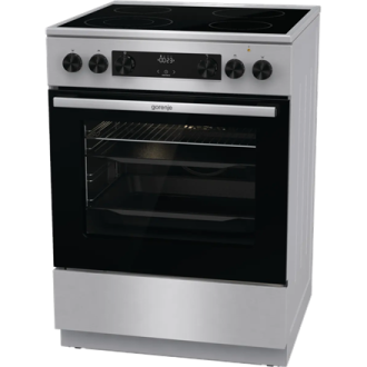 Gorenje GECS6C70XC | Cooker | Hob type Ceramic | Oven type Electric | Stainless steel | Width 60 cm | Grilling | Depth 60 cm | 7 Gorenje GECS6C70XC | Cooker | Hob type Ceramic | Oven type Electric | Stainless steel | Width 60 cm | Grilling | Depth 60 cm | 7
