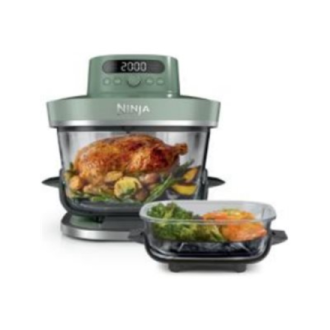 NINJA 5-in-1 XL Glass Air Fryer | AS090EUGN Crispi Pro | Power 2050 W | Capacity 5.7 L | Moss Green NINJA 5-in-1 XL Glass Air Fryer | AS090EUGN Crispi Pro | Power 2050 W | Capacity 5.7 L | Moss Green