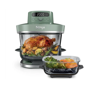 NINJA 5-in-1 XL Glass Air Fryer | AS090EUGN Crispi Pro | Power 2050 W | Capacity 5.7 L | Moss Green NINJA 5-in-1 XL Glass Air Fryer | AS090EUGN Crispi Pro | Power 2050 W | Capacity 5.7 L | Moss Green