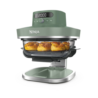 NINJA 5-in-1 XL Glass Air Fryer | AS090EUGN Crispi Pro | Power 2050 W | Capacity 5.7 L | Moss Green NINJA 5-in-1 XL Glass Air Fryer | AS090EUGN Crispi Pro | Power 2050 W | Capacity 5.7 L | Moss Green