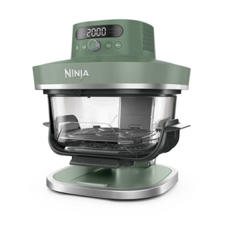 NINJA 5-in-1 XL Glass Air Fryer | AS090EUGN Crispi Pro | Power 2050 W | Capacity 5.7 L | Moss Green NINJA 5-in-1 XL Glass Air Fryer | AS090EUGN Crispi Pro | Power 2050 W | Capacity 5.7 L | Moss Green