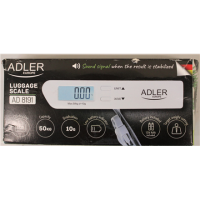 SALE OUT. Adler Travel Luggage Scale | AD 8191 | Maximum weight (capacity) 50 kg | Accuracy 10 g | Grey | DAMAGED PACKAGING SALE OUT. Adler Travel Luggage Scale | AD 8191 | Maximum weight (capacity) 50 kg | Accuracy 10 g | Grey | DAMAGED PACKAGING