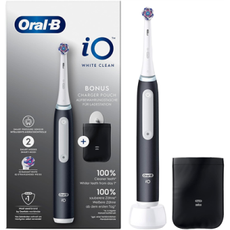 Oral-B Electric Toothbrush | iO White Clean | Rechargeable | For adults | Number of brush heads included 1 | Number of teeth bru Oral-B Electric Toothbrush | iO White Clean | Rechargeable | For adults | Number of brush heads included 1 | Number of teeth bru